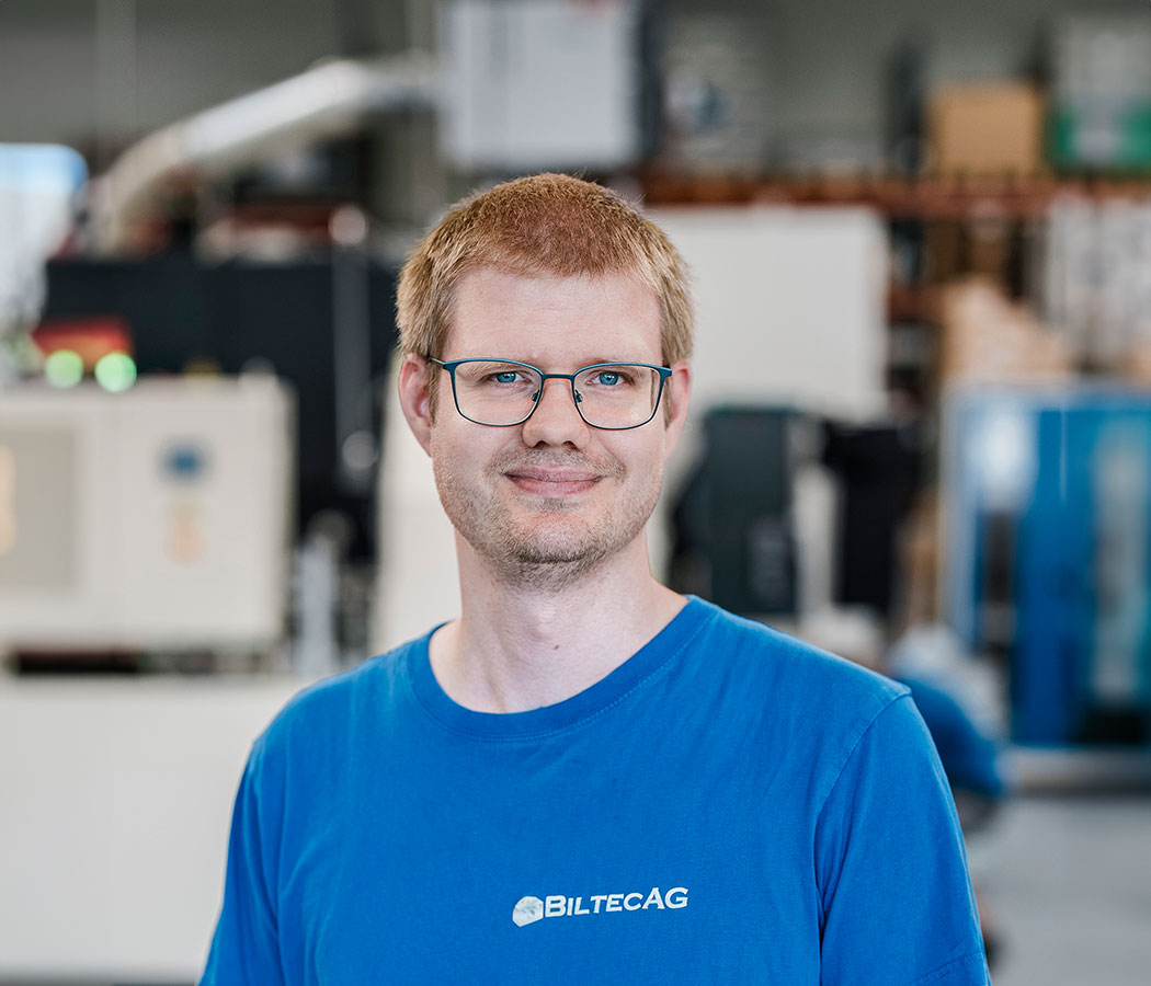 Marcel Grüninger, Head of Cubic Manufacturing and Quality Assurance at Biltec CNC Professionals